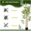Arbre de bambou artificiel 6 pi, plante artificielle en pot de chambre de bébé