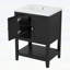 Meuble-lavabo élégant avec lavabo en céramique élégant-129226177