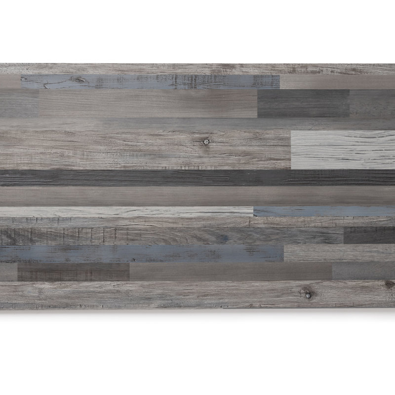 BaseCore 12mil x 6" W x 36" L Peel and Stick Luxury Vinyl Plank Flooring, Quilt