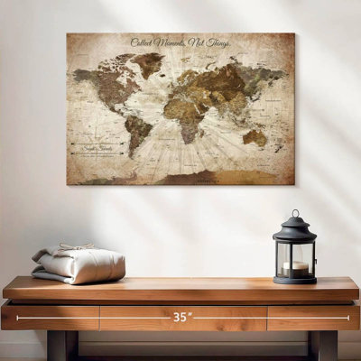 Carte du monde personnalisée «Moments personnalisés»
