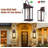 Large Outdoor Wall Light 17 Inch, Vintage Exterior Light Fixture With IP65 Waterproof Clear Glass, Farmhouse Outside Wall Sconce Porch Light For Front Door Backyard, Oil Rubbed-1155611332