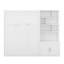 Lit escamotable double avec tablettes de rangement