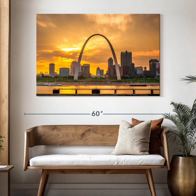 Ravi Saint Louis, 34" H x 51" W