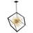 Sunburst 8 - Light Dimmable Sputnik Sphere Chandelier