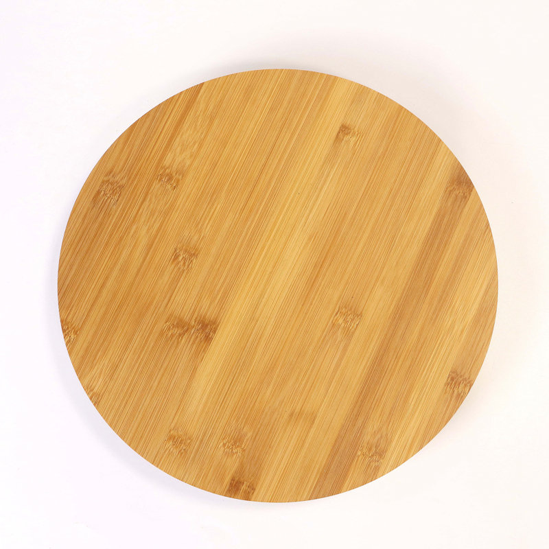 Organisateur 13,8 pouces en bambou pour cuisine, plateau tournant pour comptoir, comptoir