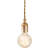 1 - Light Champagne Metallic Single Pendant