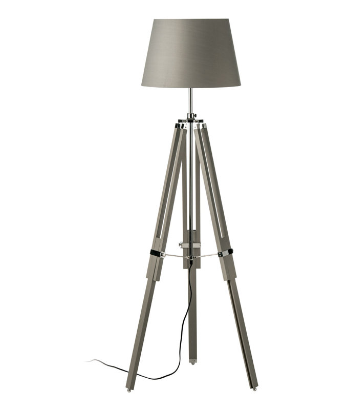 Shelborne 150cm Chrome Tripod Floor Lamp