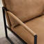 Fauteuil en cuir végétalien l 47,24 po-1765923665