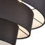 Lustre suspendu noir moyen 5 lumières Bainbridge
