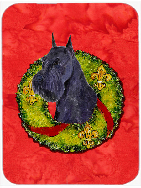 The Holiday Aisle Schnauzer Glass Cutting Board