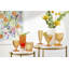 Villeroy & Boch Boston Saffron Long Drink Glass, 13.5 oz, Crystal Glass for Cocktails, Made in Germany, Dishwasher-Safe, Yellow-93095395