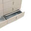 Fantosini 10-Drawer Mule Chest - Silver Mist