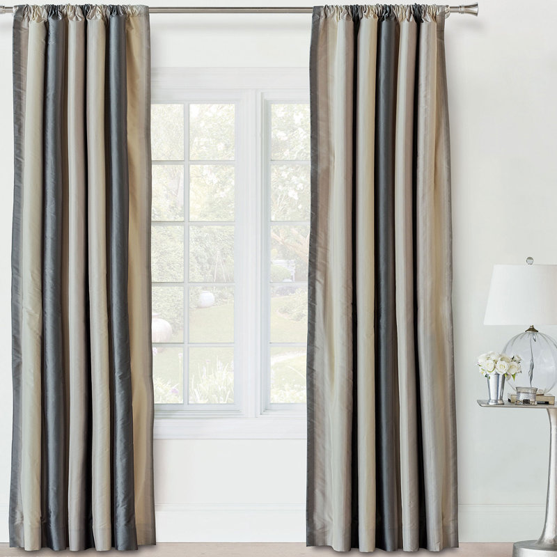 Ezra Room Darkening Curtain Single Panel, 48" W x 96" L