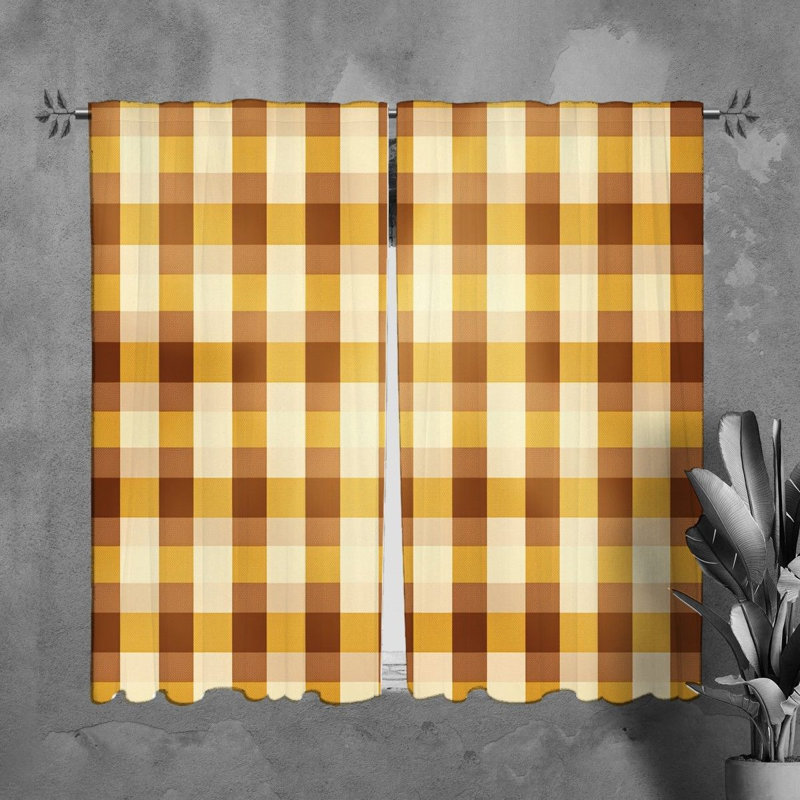 Suzet Room Darkening Curtain Pair, 20" W x 61" L