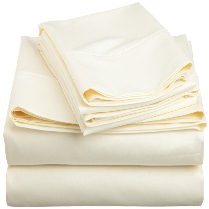 Superior 600 Thread Count Cotton Blend Sheet Set, King, Teal