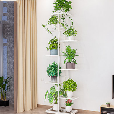 Plant Stand, Metal Tiered Plant Stand