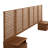 Modway Render Wall Mount King Headboard and Modern Nightstands-88459748