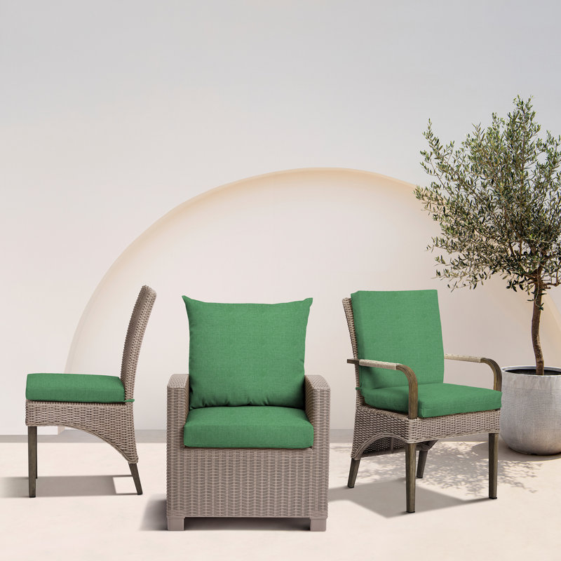 ARDEN - Piece Outdoor Seat/Back Cushion, Green