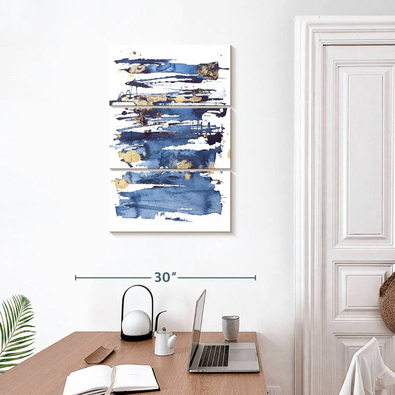 Avery Blue Rapture II, 32" H x 20" W