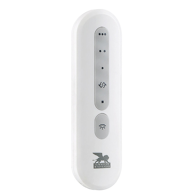 Télécommande universelle Savoy House pour moteur à courant alternatif en blanc, Nickel satiné