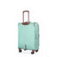 Ensemble de 4 pièces (16/20/24/28), Valise à roulettes Softshell Ensembles de bagage Terylene Valise de valise légère et durable GREEN