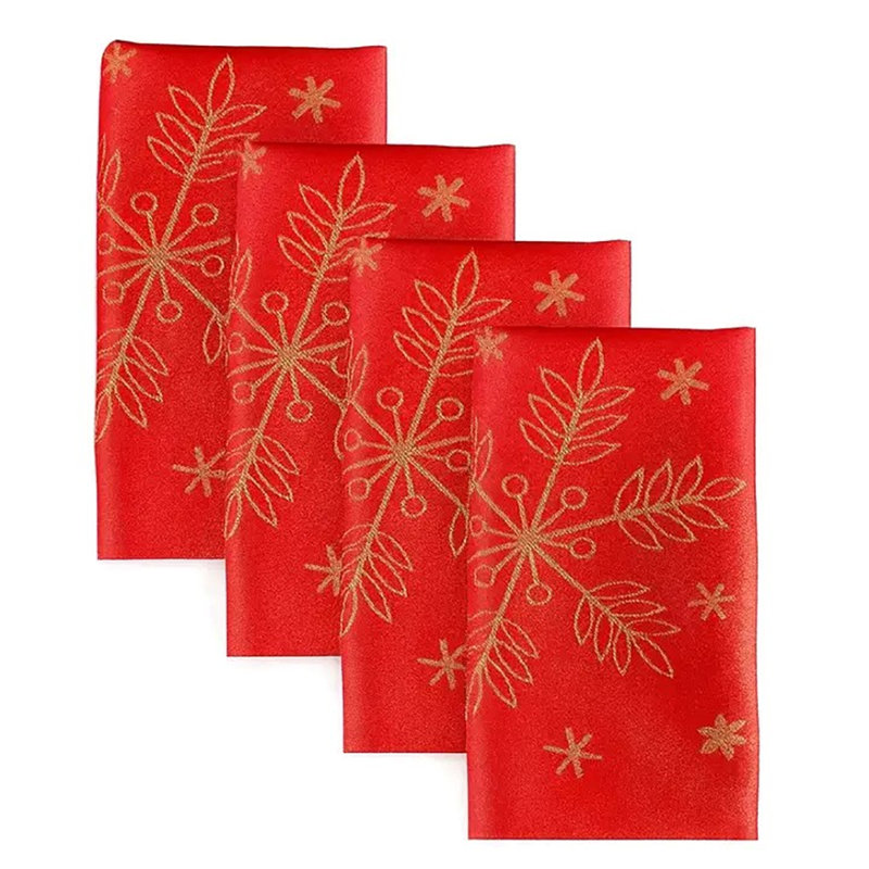 Deschanel Polyester Floral Square Napkin