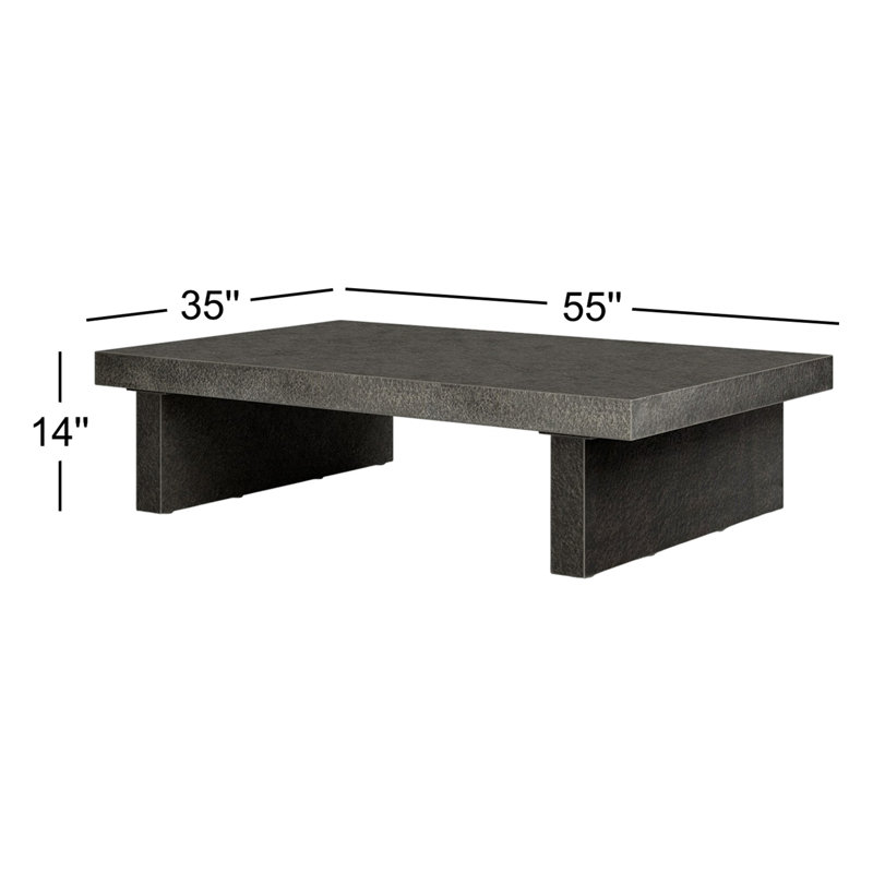 Huesca Outdoor Rectangle Coffee Table