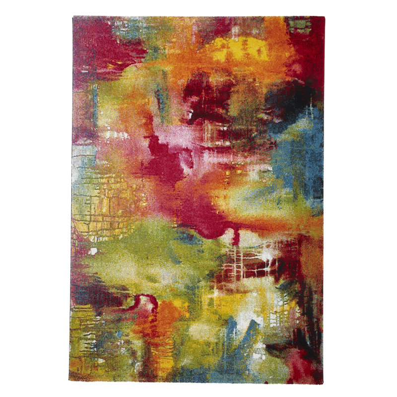 Sunrise area rug Machine Woven Rectangle Multi coloured, Rectangle 160 x 220cm