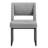 Markque 18.3" H Boucle/Linen Upholstered Parsons Chair with Metal Frame-1421869091