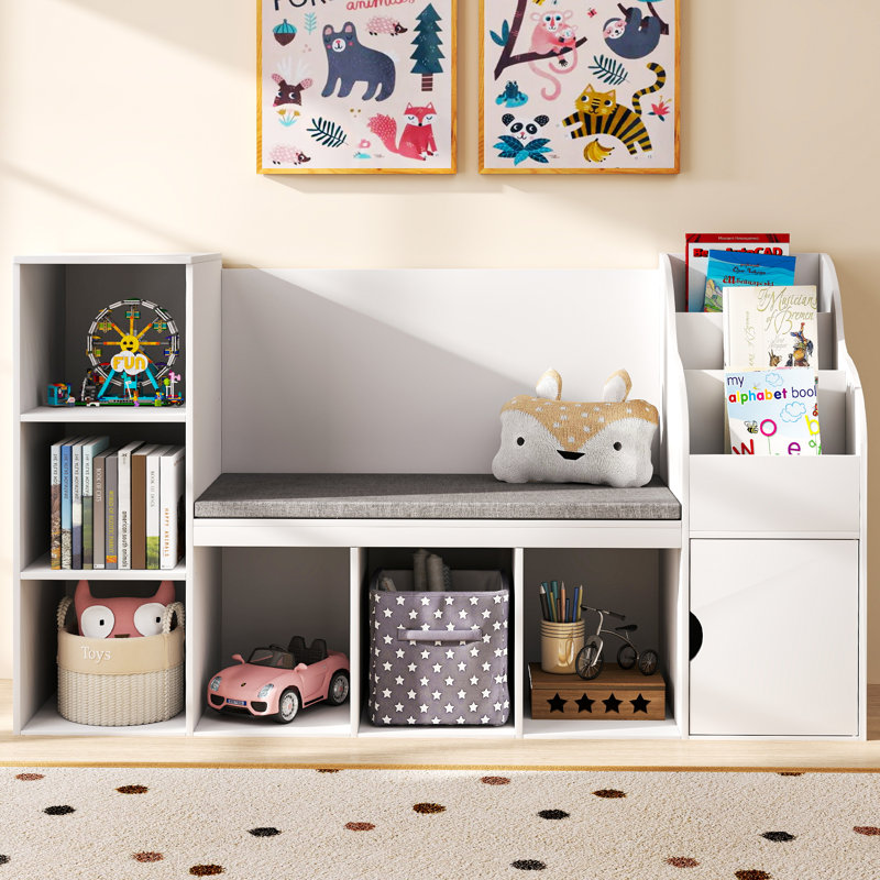 Kids Bookcase With Reading Nook