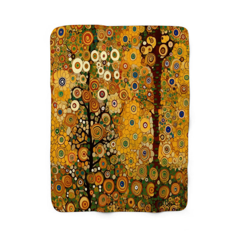  Couverture opulente Garden of Gold, L 60 po x L 80 po