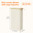 65l Slim Laundry Hamper With Lid, Narrow Laundry Basket With Removable Bag & Bamboo Handles, Fodable Thin Dirty Clothes Hamper For Laundry Collapsible Bin For Bathroom Bedroom Dorm-120881424-108976326