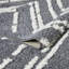 Tapis d'intérieur bleu en polyester tissé à la machine Eliot-50384206