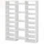 47.2" White 14-Tier Shoe Storage Cabinet
