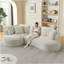 Boneless Modern Curved L-Shape Luxury Sectional Oversized Sofa: Minimalist Design, Comfy Sleeper Couch For Living Room, Apartment & Reception Spaces,No Assembly Required-1886484456-1886483477
