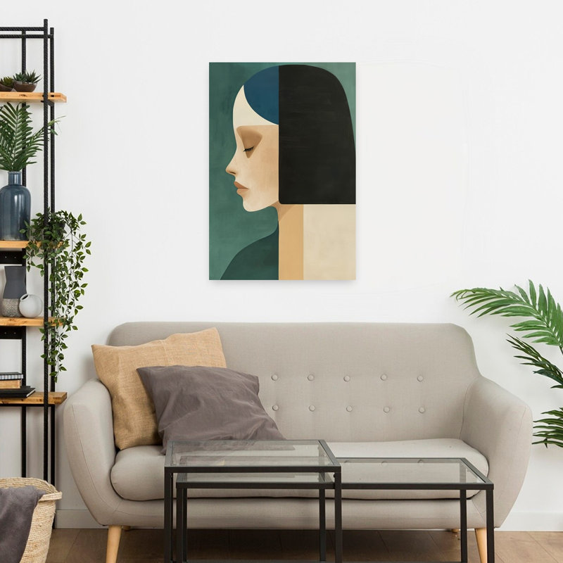 Art contemporain, art contemporain abstrait, H 24 po x l 16 po