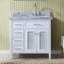 Ensemble de meuble-lavabo simple 37 po avec miroir Hamil