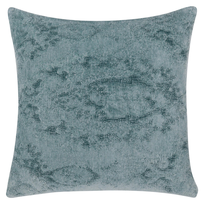 Coussin Antique Elegance, Bleu / motif abstrait bleu sarcelle