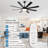 62 Inch Ceiling Fans with Lights and Remote-550904574