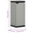 PVC/Polypropylene Cabinet Deck Box in Gray/Black