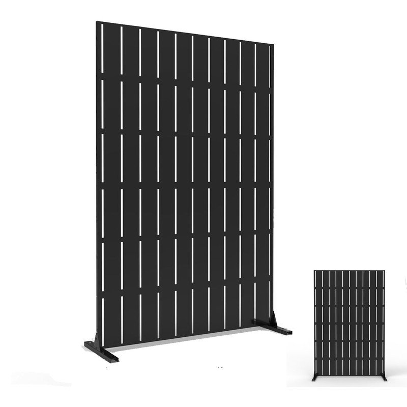 Geometric Pattern 47" L X 72" H Outdoor Metal Privacy Screens & Panels For Garden, Patio