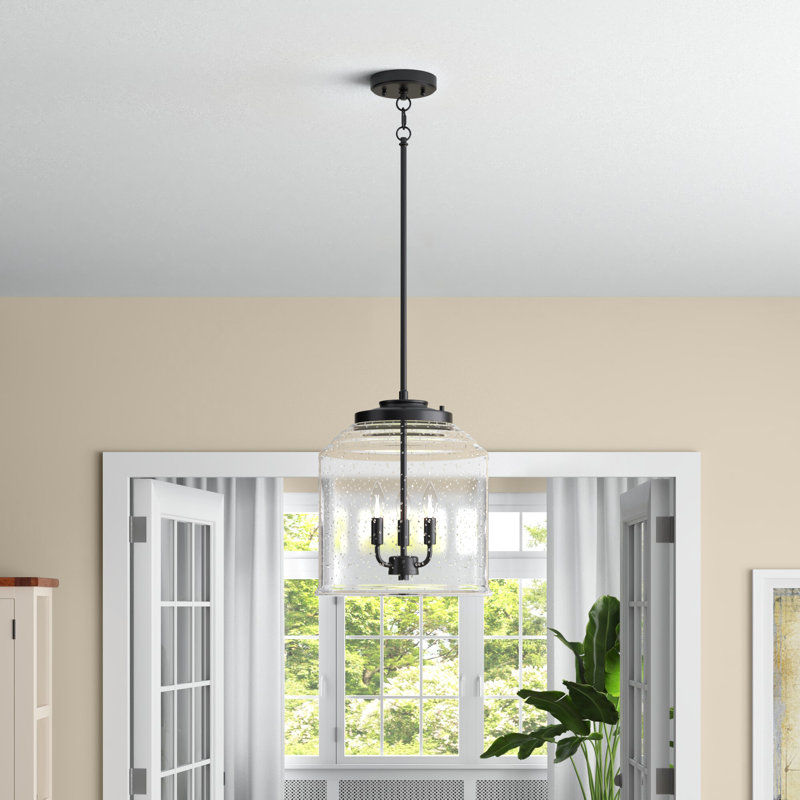 Nunez 3 - Light Unique/Statement Pendant, Black