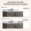 Ensemble de meuble-lavabo simple 48 po Radstock-134436136-134436137