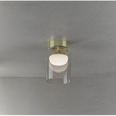 Glass LED Semi Flush Mount