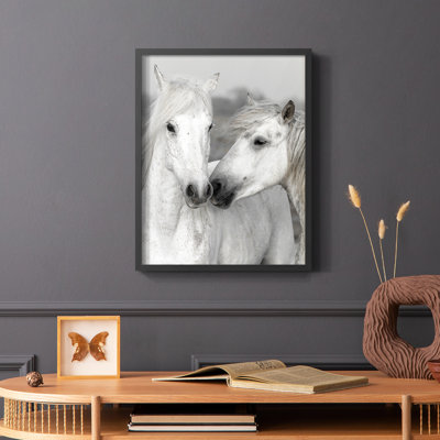 Affection I, reproduction encadrée - bois massif