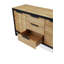 Commode combinée 3 tiroirs l 54,5 po Bebhinn