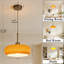 Luminaire suspendu orange à une lumière