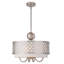 Lustre tambour 5 lumières à abat-jour Mance-2066007444