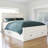 Seadrift Queen Size Storage Bed - Modern Wood Platform Bed with 6 Drawers & Tall Headboard, No Box Spring Needed-515715482