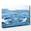 Drop of Water Rain - Wrapped Canvas-19095823